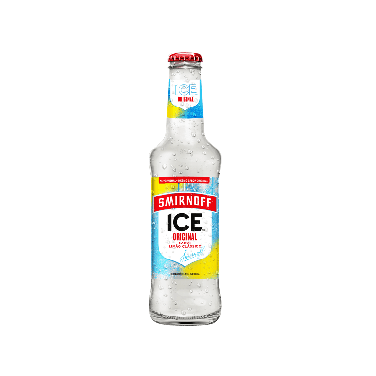 VODKA SMIRNOFF ICE LIMÃO LONG NECK 275 ML (PCT 24 UN)
